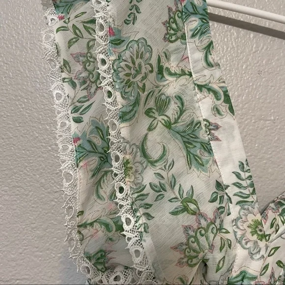 House Of Harlow 1960 Revolve Floral Pastel Maxi Dress Tiered NWT - Picture 7 of 10